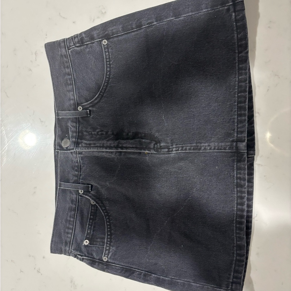 Black Denim Forum '90s Ricci Skirt